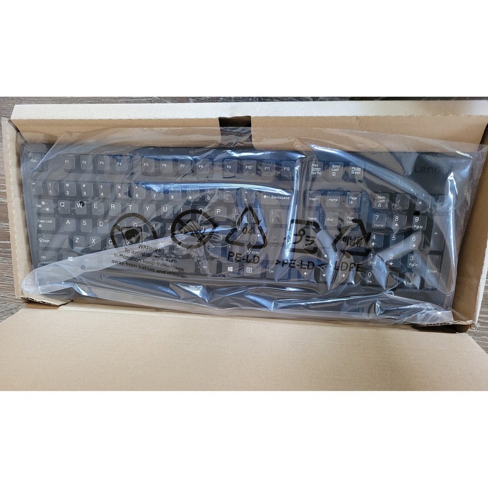 Lenovo Wired Keyboard USB SIL19-W29 SD50L80031 00XH686 New in Box #2